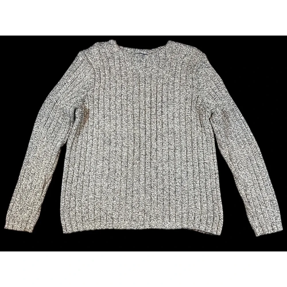 Vintage Polo Ralph Lauren Men's Fisherman Sweater XL Pullover Heavy Knit Navy